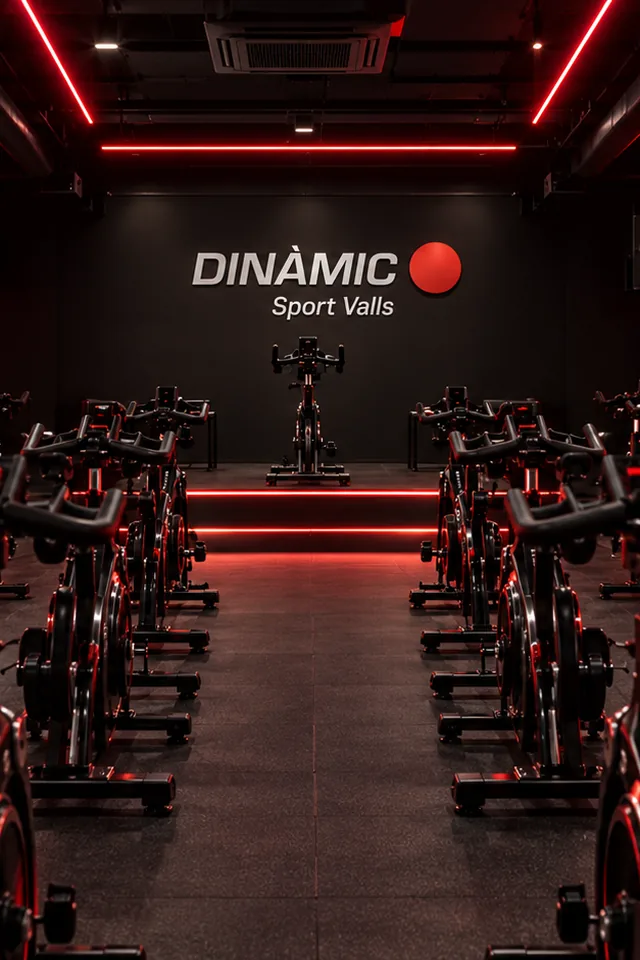 Imatge il·lustrativa d’una sessió de ciclisme de sala